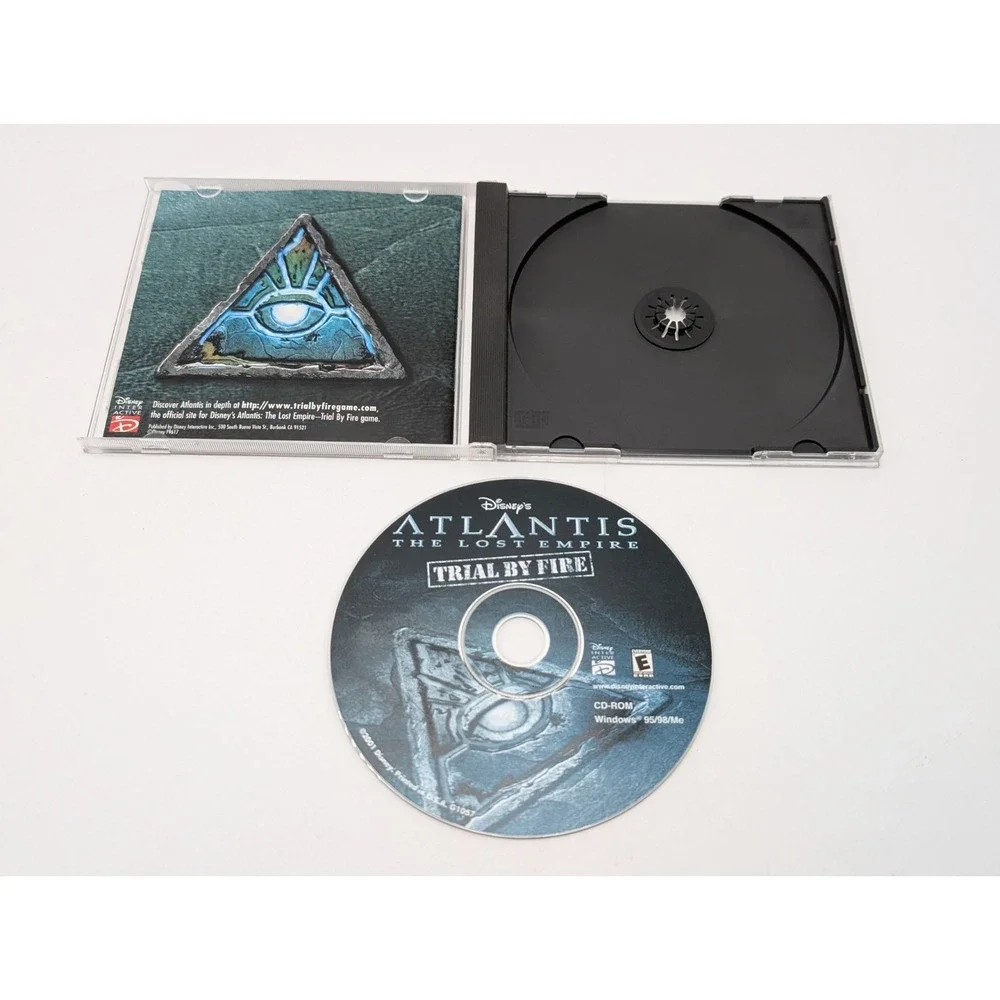 Disney's Atlantis: The Lost Empire -- Trial by Fire (PC, 2001) Near Mint Disc